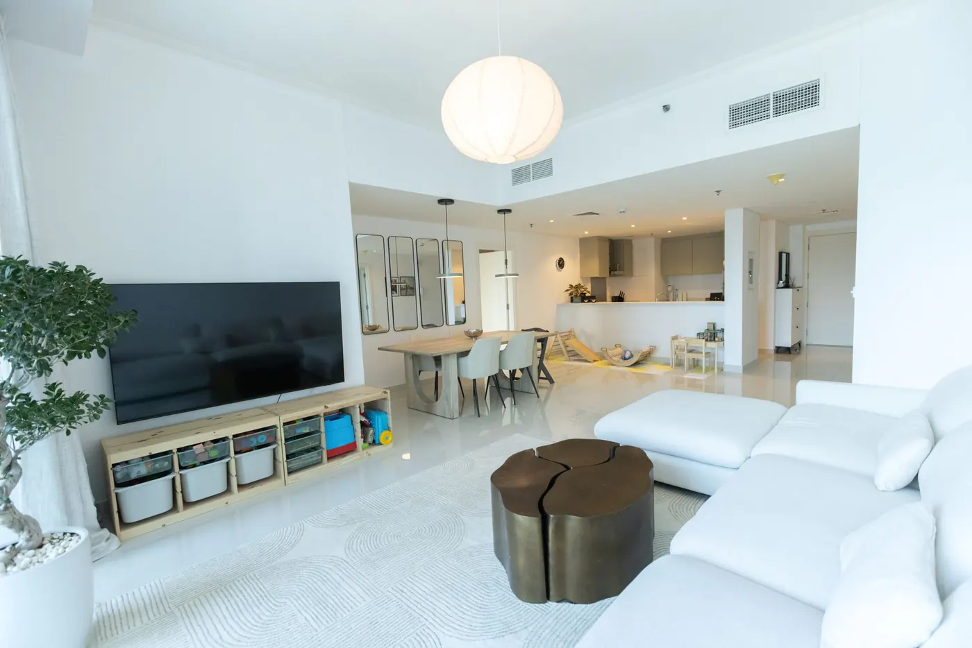 Séjour d'un logement meublé mis en location courte durée