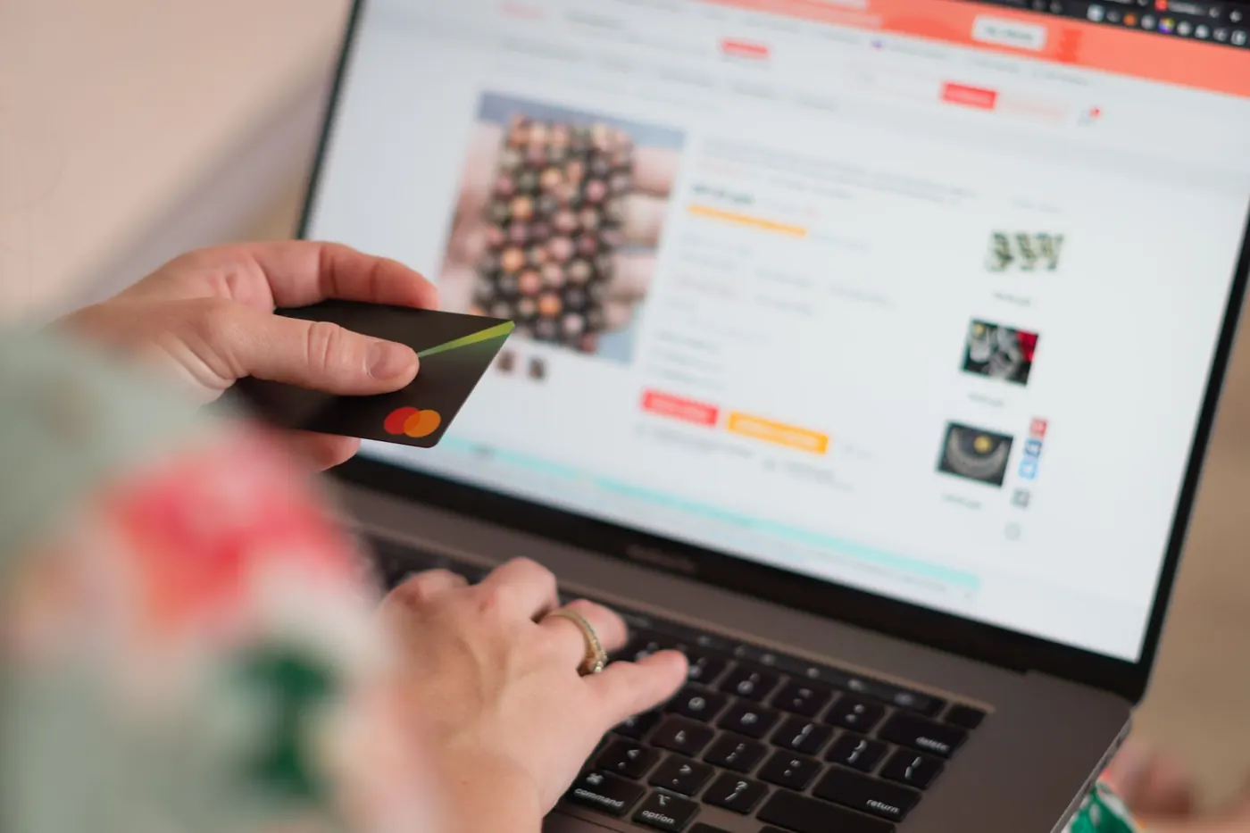 Achat sur une boutique en ligne