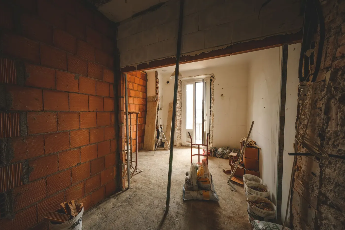 Chantier de rénovation, image d'une refonte de site