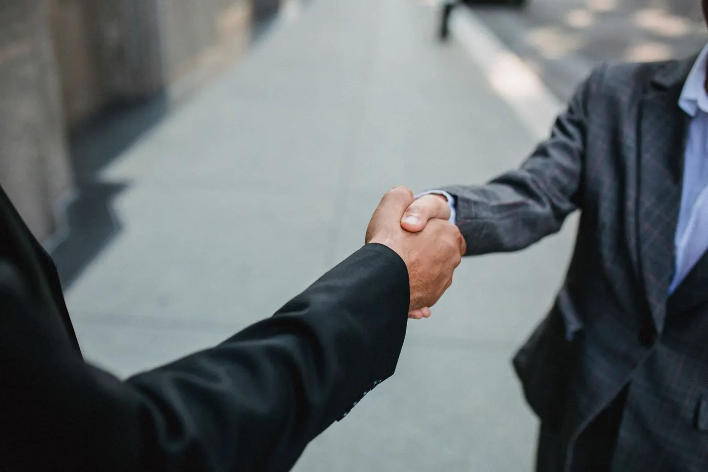 Accord conclu, image de la vente d'un site